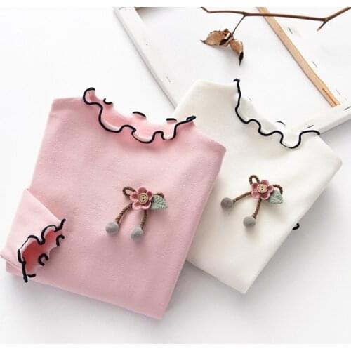 Foreign trade childrens childrens bottoming shirt hot spring girls shirt