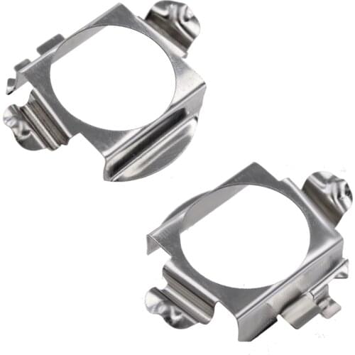 YUNPICAR H7 LED Headlight Bulb Clips Holder Socket Adapter for Mercedes-Benz C300 C350 Sport CLS GL Ford Edge Installation 2pcs
