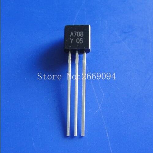 100pcs/lot 2SA708-Y 2SA708 A708-Y A708 Transistor TO-92