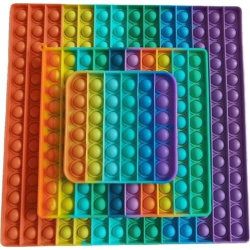 20-30CM Hot Push Bubble Fidget Toys Adult Stress Relief Toy Antistress Soft Squishy Anti-Stress Gift Autism Stress Reliever Toy