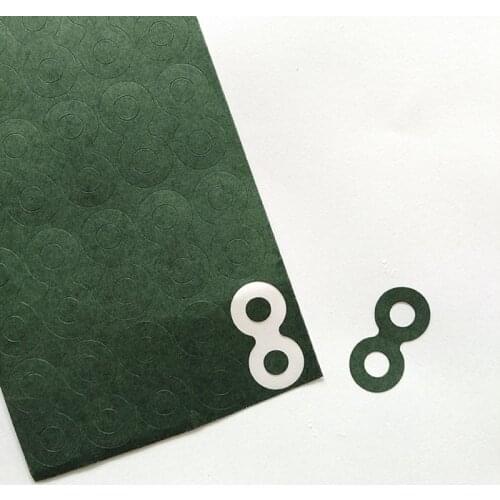 50sets 2S 18650 Battery Insulation Gasket Barley Paper Battery Pack Cell Insulating Glue Patch Positive Electrode Insulated Pad