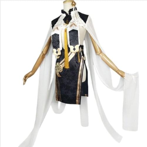 Game Azur Lane Sirius Cheongsam Ver. Cosplay Costume Light Cruiser Sexy Women Dress 11
