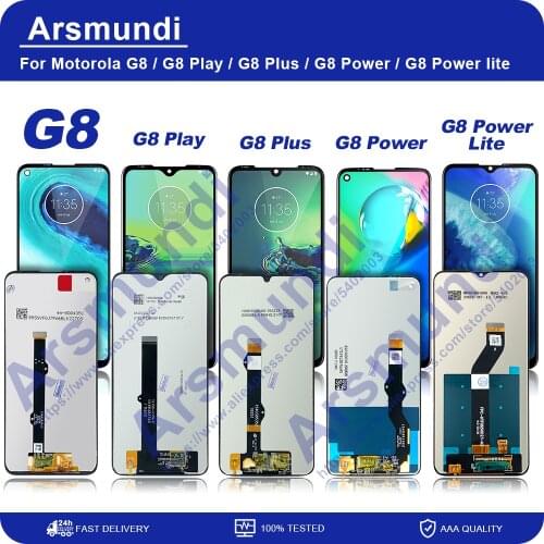 For Motorola Moto G8 Play G8 Plus G8 Power lite LCD Display Touch Screen Digiziter Assembly XT2015 XT2019 XT-2041-1 LCDs