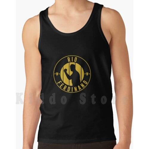 Ferdinand-The Best-Design-Black Edition Tank Tops Vest 100% Cotton Soccer Soccer Football Football