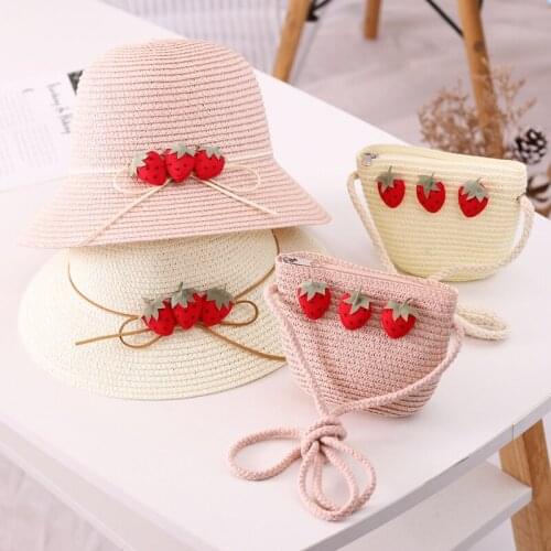 Summer Breathable Hats Lovely Kids 2-10y Straw Hat Baby Girls Toddler Children Kids Beach Capsunscreen Bow Seaside Holiday Hat