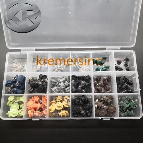 180 pieces of T3 T4 T5 Lamp Set for Mercedes Benz Volvo Nissan VW Toyota Dashboard Instrument Cluster