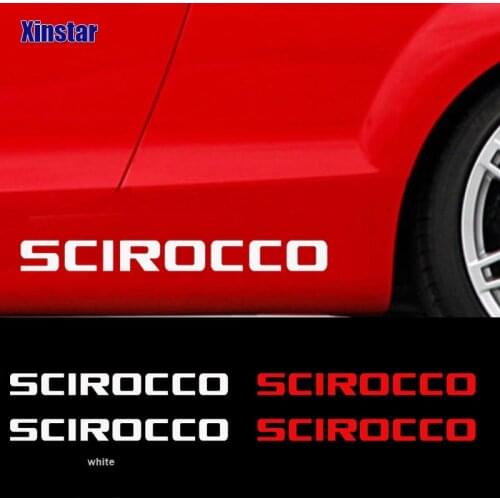 2pcs Car Body Sticker For VW Volkswagen SCIROCCO