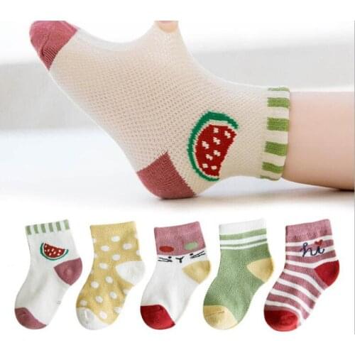 Kids Socks autumn spring winter Cotton Girl Lovely watermelon sport student Children Sock 1-12year 10pair=20pc=lot sale direct