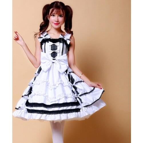 Shanghai Story New Arrival Japanese Anime Cosplay Halloween Costumes For Woman Angel Wing Lolita Dresses
