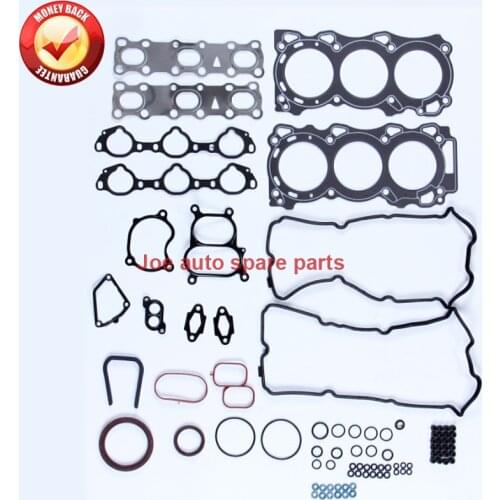 VQ40 VQ40DE Engine Full gasket set kit for Nissan PATHFINDER (R51) HARDBODY (D22) 4.0L 3954CC 2004- 10101-EA225 50273300