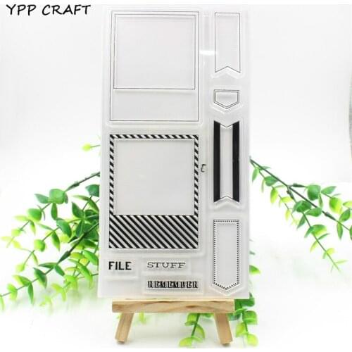 YPP CRAFT 1 Sheet Remember Transparent Clear Silicone Stamps for DIY Scrapbooking/Card Making/Kids Fun Decoration Supplies 808