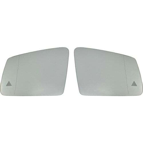 Auto Heated Blind Spot Warning Wing Rear Mirror Glass For Mercedes-Benz W212 W204 W221 C180 C250 C300 C350 E200 E250 E300 E350