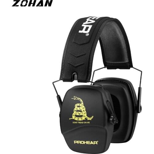 ZOHAN Ear Protection Safety Ear Muffs Hearing Protectors NRR 26 db Adjustable Hunting Noise Reduction Headphones