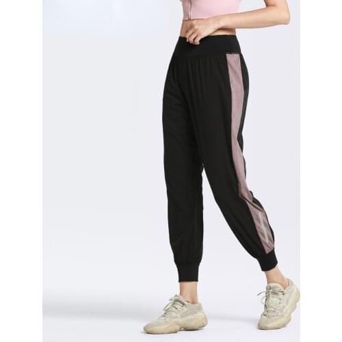 F.DYRAA Women High Waist Casual Pants Cool Cargo Joggers Streetwear Loose Girls Punk Side Stitching Sports Pants Female Trousers