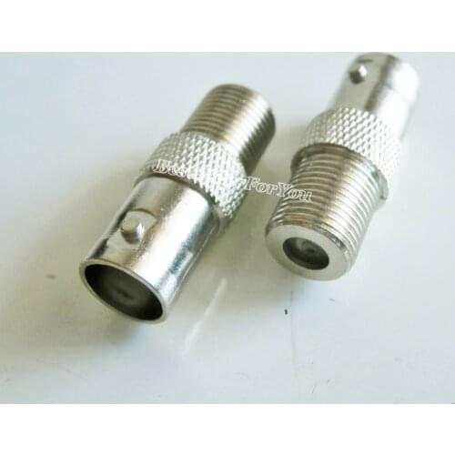 1Pcs F-Connector BNC Adapter F Type Female Jack To Connector BNC Female RF Coax Connector For CCTV