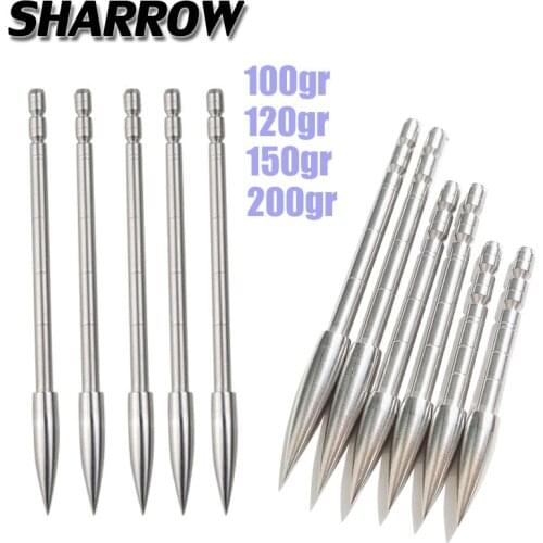 20/50pc ID4.2mm Archery 100Gr 120Gr 150Gr 200Gr Field Target Point Traditional Broadhead Arrowhand Hunting Bow Arrow Accessories