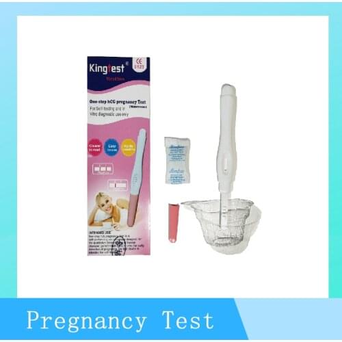 5PCS Pregnancy Test And Cup Strips Home Private Early Pregnancy Predictor Urine Testing Measuring Urine Container For Sleep Live