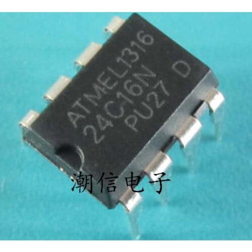 Free shipping new%100 new%100 AT24C16N AT24C16A DIP-8