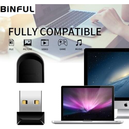 BiNFUL Hot Sale Mini USB Flash Drive PenDrive Tiny Pen Drive U Stick U Disk Memory Stick Usb Stick 4gb 8gb 16gb 32gb 64gb 128gb