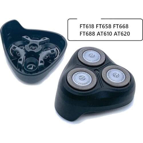 Full Set Shaver Replacement Shaving Razor Blade for Philips AT610 FT618 FT658 FT688 AT620 Shaving Head Spare Blade for Men