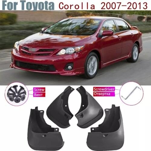 Fender Mud Flaps Guard Splash Flap Mudguard Accessories Mudflap For Toyota Corolla 2008 Altis E140 2013~2007 2012 2011 2010 2009