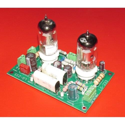6J8 two-channel preamplifier board, 6J8 tube has a strong bile taste, and the vocal performance is excellent