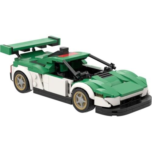 MOC City Car Model Great Racing Vehicle DIY Movie Speed Super Championss Racers Building Block Toy Boy Birthday Gfit 314pcs