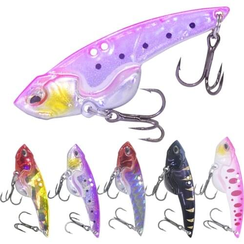 Hot Sale VIB Fishing Lure 3.5g/5g Metal0 Vibration Fishing Baits Long Shot Bait Wobbler Sinking Hard Fishing Baits Fishing Tools