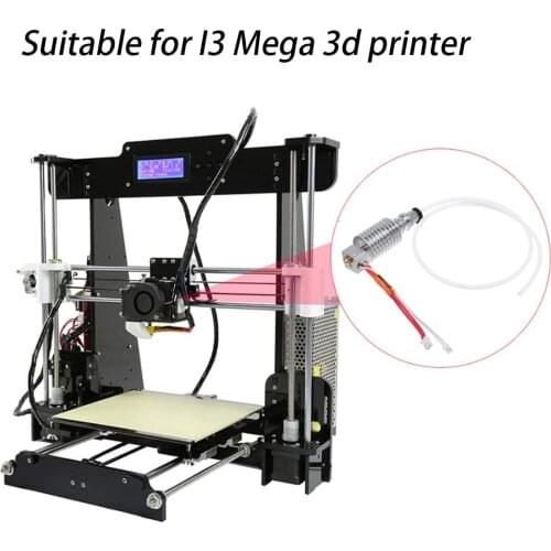 12V 3D Printer Parts V5 J Head Hot End Kit 1.75mm Filament Extruder Hot End Kit for Anycubic I3 Mega 3D Extruder Printer