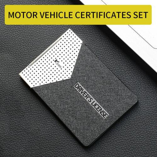 KEMY 2021 Auto Drivers license bags leather case cover Card packageCover for Car Driving Documents Card Credit Holder wallet