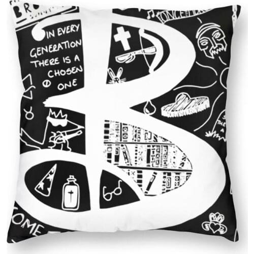 Buffy The Vampire Slayer Weapons Square Pillow Cover Home Decor Cushions Throw Pillow for Living Room Double-sided Printing