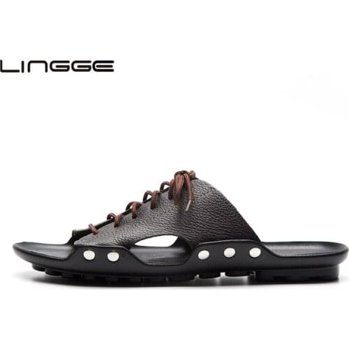 Мужские тапочки LINGGE China At AliExpress