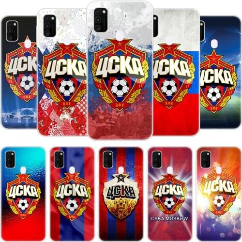 Russia PFC CSKA Soft Case for Samsung Galaxy F41 M01 Core M02S M12 M21S M30S M31S M42 M51 M62 A6 A7 A8 Plus 2018 Silicone Cover