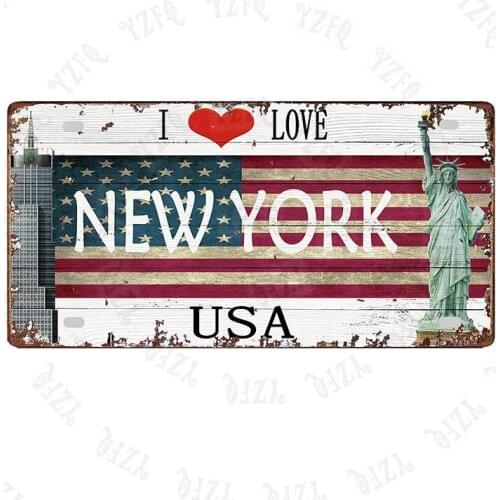 30X15CM National treasure animal License Plate Travel Souvenir Vintage Metal Sign For Wall Art Shop Restaurant Decor DC-0570A
