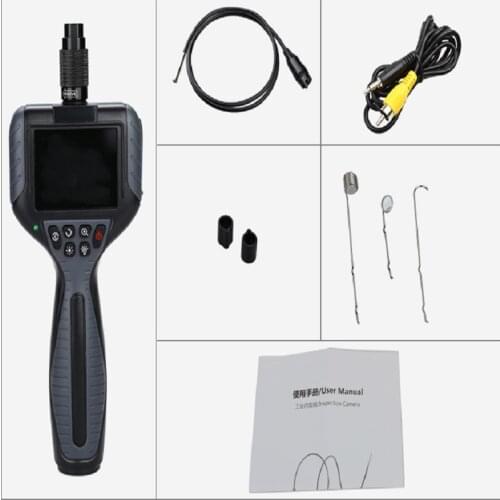 Original High Accuracy Industrial Car Endoscope Lens size Dia 5.5mm with 6 LEDS 2.7 inch TFT LCD Display Camera Borescopes