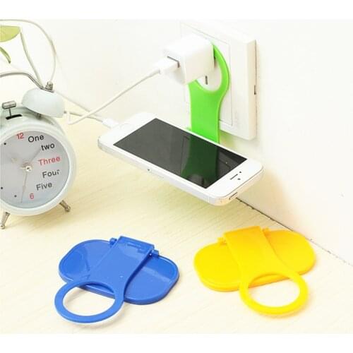 Folding Charger Adapter Mobile Phone Charging Holder Stand Cradle Load Holder For iPhone 11 12 X 8 7 Hanging Wall Holder Shelves