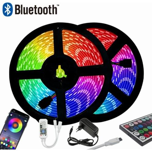 RGB 2835 LED Strips Light WIFI control gradient light with space decoration Bluetooth control SMD 5050 Lights LED Remote Control