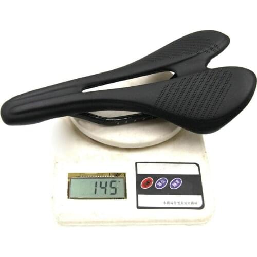 WCS Carbon fiber +PU bicycle Cycling road bike 14.5 cm Lightweight EVO Seat saddle