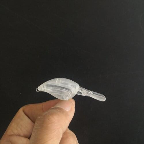 10pcs Unpainted Crank bait Fishing Lure Body 65mm 4.3g Blank lures 8270