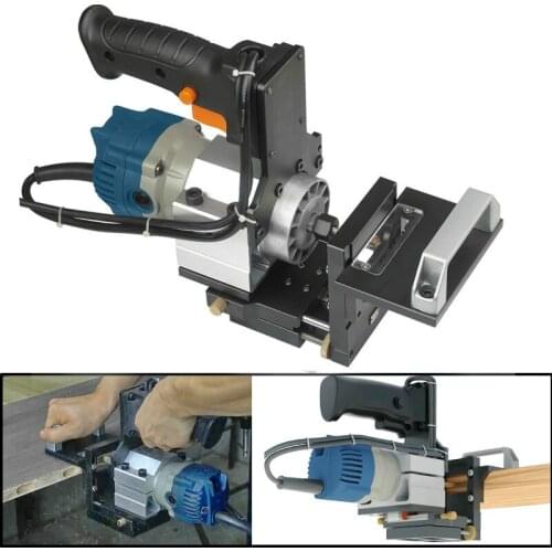 2 In 1 Trimming Machine Slotting Bracket Furniture Cabinet Board Side Hole Fixing Fixture Invisible Fasteners Punching Locator