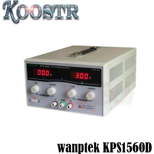 220V 15V/60A High quality Wanptek KPS1560D High precision Adjustable Display DC power supply High Power Switching power supply