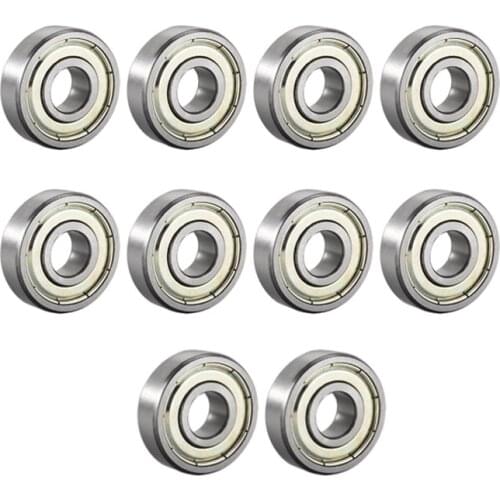 609RS 609ZZ Deep Groove Ball Bearing Double Sealed 9mm x 24mm x 7mm Bearing Steel Bearings (Pack of 10)