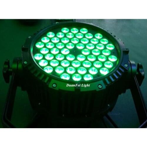8pieces 54x3w par led rgbw high quality dmx outdoor par led 54 rgbw led light par
