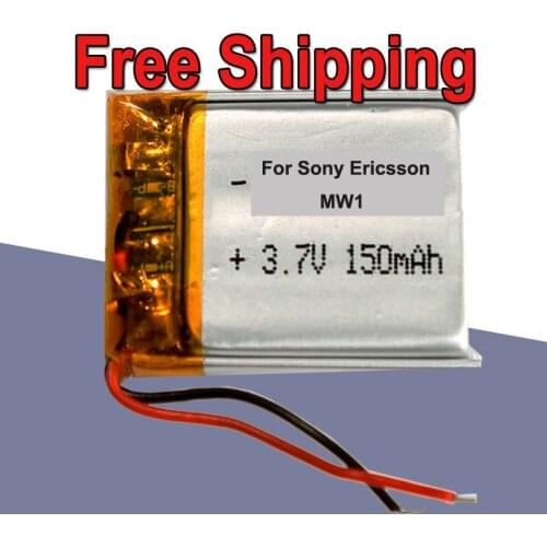 150mAh Ployer P319 Aigo E5808 Battery For Sony Ericsson MW1 MP3 / For Nokia HS-21W Bluetooth Earphone Headset Accumulator AKKU