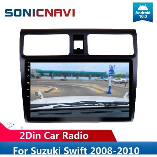 Car Radio For Suzuki Swift 2008-2010 2Din FM Radio Android 10.0 GPS Bluetooth Navigation Radio Car Multimedia Player Car Stereo