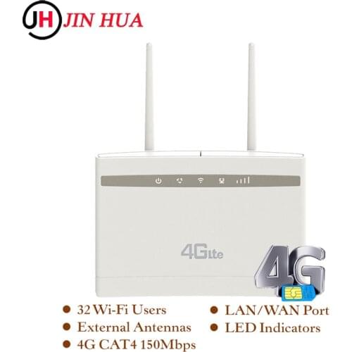 Unlocked 2.4g 4G CPE Wifi Router 300Mbps Wireless/Mini Wi fi Router Gateway Plus Antenna PK Huawei B525 B525S-65a Tenda Router