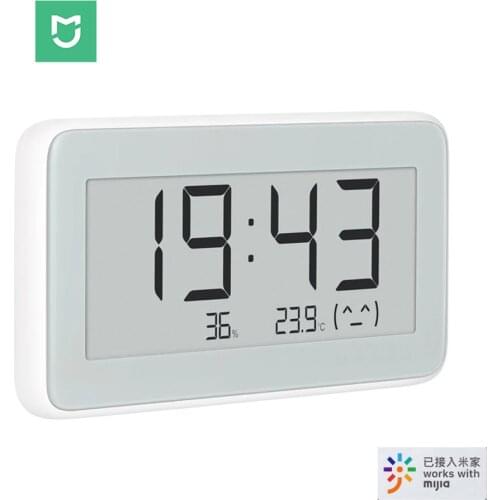 Xiaomi Mijia BT4.0 Wireless Smart Electric Digital Clock Indoor&Outdoor Hygrometer Thermometer LCD Temperature Measuring Tools