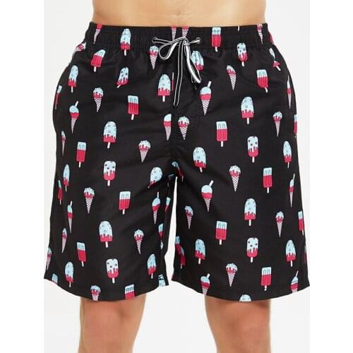 Plus size Men Swimsuit Man Swimwear Mens Short Pants Surf Joggers Sport Gym Beach Wear Mans Quick Dry Running Board Shorts