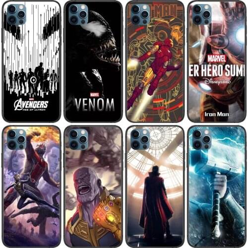 Cinematic Universe Anime Phone Cases cover For iphone 11 Pro Max case 12 8 7 6 S XR PLUS X XS SE 2020 mini mobile cell shell fu
