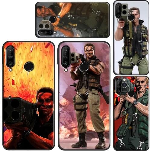 Schwarzenegger Rocket Launcher Case For Huawei P40 Lite P20 P30 Pro Mate 10 20 Nova 5T P Smart 2019 Honor 8X 9X 10i Coque